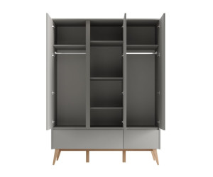 Drēbju skapis ar 3 durvīm (Classy Gray kolekcija) Drēbju skapis ar 3 durvīm (Classy Gray kolekcija)